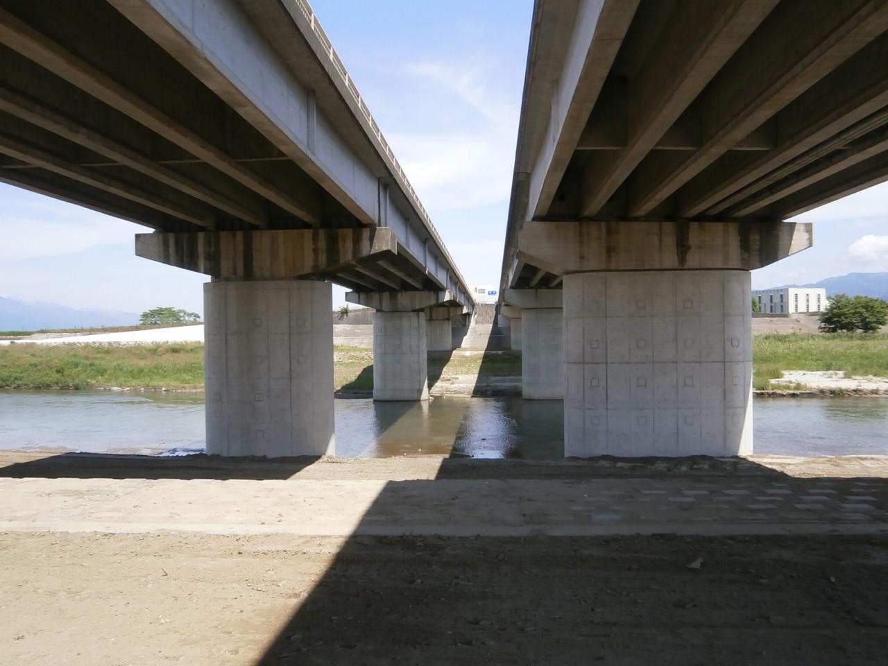 一般国道358号橋梁（下曽根橋）耐震補強工事